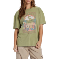 Women's Billabong Trippy Paradise T-Shirt Small Avocado