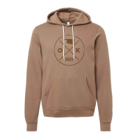 Adult Homeplace Apparel Oklahoma Circle Logo Hoodie XLarge Brown