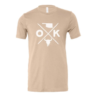 Homeplace Apparel Oklahoma Logo T-Shirt XLarge Sand