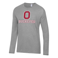 Ohio State Buckeyes Alternative Apparel Ohio State Logo Keeper T-Shirt 2XLarge Grey