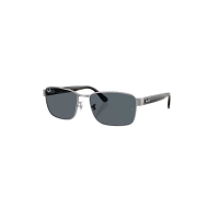 Men's Ray-Ban RB3750 Sunglasses Polished Gunmetal/Blue