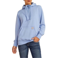 Women's Ariat Rebar Skill Set 1/2 Zip Pullover Large Bel Air Blue