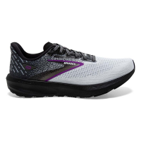 Women's Brooks Launch 10 Running Shoes 11.5 Black/White/Violet