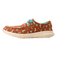 Women's Ariat Hilo Doodle 7 Brown/Teal