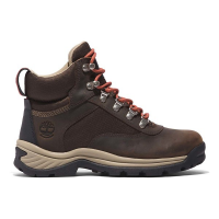 Women's Timberland White Ledge Mid Waterproof Hiking Boots 5 Chocolate Brown