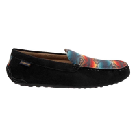 Men's Pendleton Saltillo Sunset Leather Slippers 8 Black