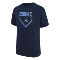 Kids' Kansas City Royals 2024 City Connect Icon Legend T-Shirt Medium Navy