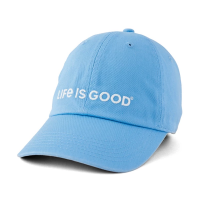 Life is Good Tonal Horizontal Chill Adjustable Hat Cool Blue