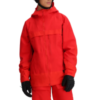 Men's Obermeyer Steibis Softshell Jacket Small High-Risk Red