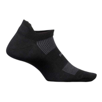 Adult Feetures Feetures High Performance Ultra Light Tab No Show Ankle Running Socks Large Black