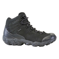 Men's Oboz Bridger Mid Waterproof Hiking Boots 9.5 Black Sea