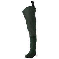 Men's Frogg Toggs Cascades 2-Ply Bootfoot Poly/Rubber Felt Hip Wader Wading Boots 8 Green