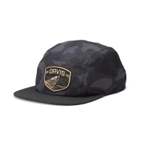 Orvis Camper Fly Fishing Snapback Hat Black Camo