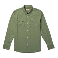 Men's Seager Co. El Ranchero Long Sleeve Button Up Shirt 2XLarge Military Green