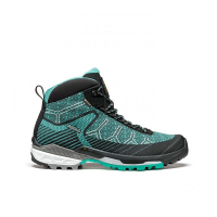 Women's Asolo Falcon Jacquard Evo GV Hiking Boots 6 Black / Aqua Green