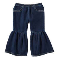 Baby Girls' Wrangler Lacey Bell Bottom Jeans Dark Wash 12 mo.