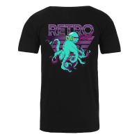 Men's Retro Rifle Octoglock T-Shirt Medium Black