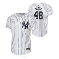 Kids' New York Yankees Anthony Rizzo #48 Nike Home Jersey Medium White