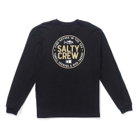 Men's Salty Crew Legendary Long Sleeve T-Shirt Small Black