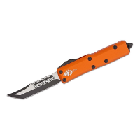 Microtech UTX-85 719-1ORS Hellhoud Signature Series Tanto Orange Automatic Knife