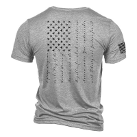 Men's Nine Line The Pledge T-Shirt 3X Grey Heather