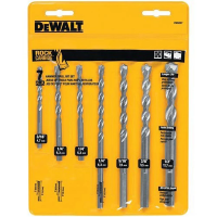 DeWALT Rock Carbide Drill Bit Set - 7 Piece