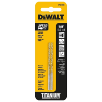 DeWALT Titanium Drill Bit 2 Pack - 1/8 inch