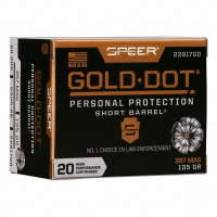 Speer Gold Dot Personal Protection Short Barrel Handgun Ammunition