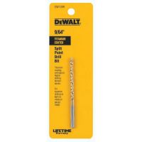 DeWALT Titanium Nitride Drill Bit - 9/64 inch