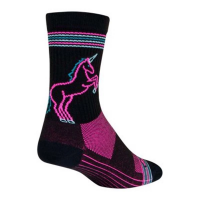 Adult SockGuy SockGuys Mystical Crew Cycling Socks S/M Black/Pink