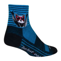 Adult SockGuy SockGuys Live Fast Crew Cycling Socks S/M Black/Blue