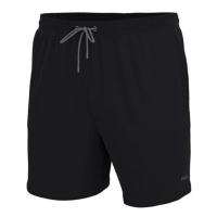 Men's Huk Pursuit Volley Swim Trunks Medium Black