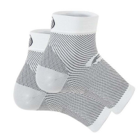 Adult OS1st Compression Foot Sleeve Quarter Socks Medium White