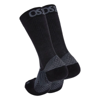 Adult OS1st Plantar Fasciitis Crew Socks Medium Black