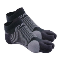 Adult OS1st Bunion Relief Ankle Socks Large Black