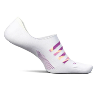 Women's Feetures Everyday Ultra Light Invisible No Show Socks Small White/Purple