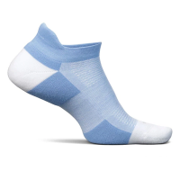 Men's Feetures High Performance Max Cusion Tab No Show Running Socks Medium Cornflower