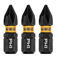 DeWALT FlexTorq Phillips #1 Impact Driver Bit - 3 Pack