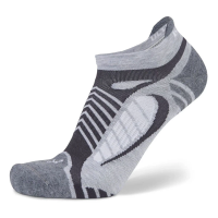 Adult Balega Ultralight No Show Running Socks Large Grey/White