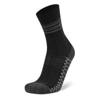 Adult Balega Silver Mini Crew Running Socks Large Black