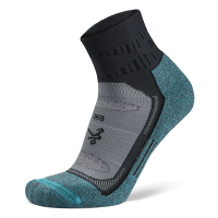 Adult Balega Blister Resist Quarter Running Socks Small Grey/Blue