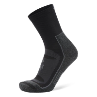 Adult Balega Blister Resist Crew Running Socks Small Grey/Black