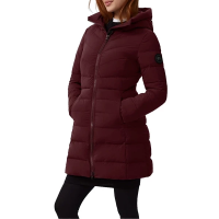 Women's Canada Goose Black Label Clair Parka Small Garnet Stone