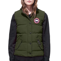 Women's Canada Goose Freestyle Pocket Vest Small Military Green