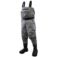 Men's Frogg Toggs Steelheader Lug Sole Bootfoot Chest Waders Adult 8 Grey