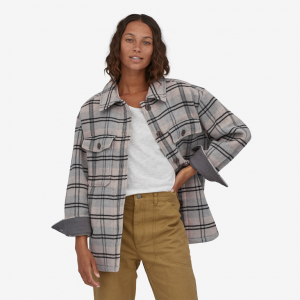 Women’s Melton Wool Overshirt Jacket
