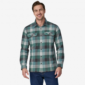 Men’s Long-Sleeved Organic Cotton Midweight Fjord Flannel Shirt