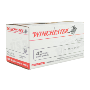 Winchester: 45 Auto, 230 Grain, 100rds FMJ