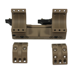 Spuhr QDP-4008 FDE: 34mm Picatinny Mount 0MIL/0MOA - 1.732"