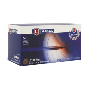 Lapua: Scenar-L, 260 Remington, 136gr OTM, 50/Box